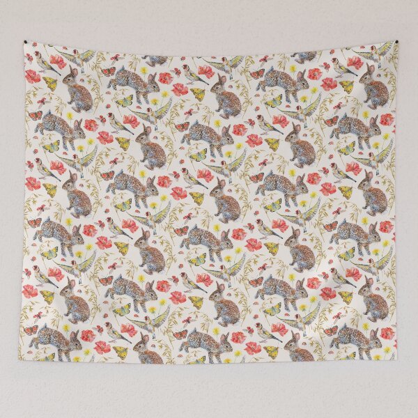 Item preview, Bunny Meadow - Peach designed and sold by beccaboyce.