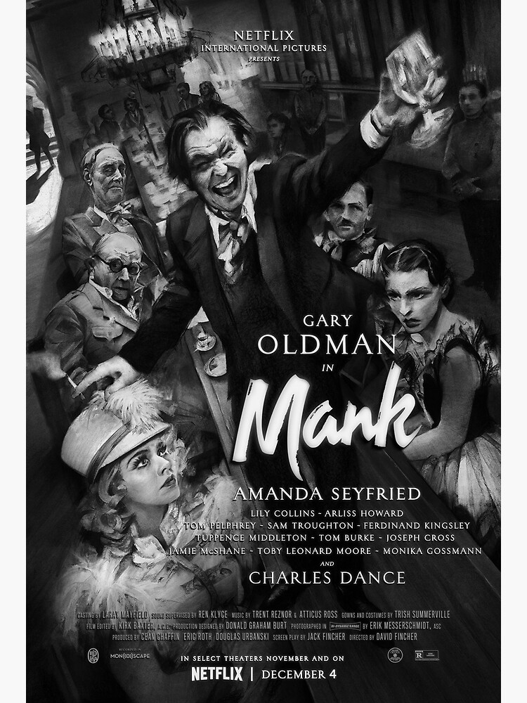"Mank (2020)" Poster by ToniImler | Redbubble