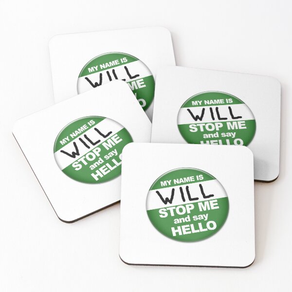 Item preview, My Name is Will Stop Me and Say Hello designed and sold by Aspie66.