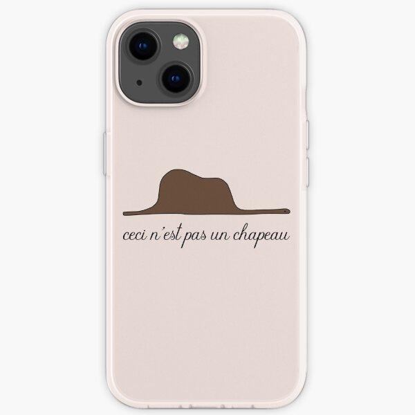 Ceci n'est pas un chapeau petit prince magritte Coque souple iPhone