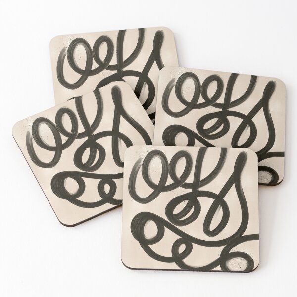 Item preview, Splatter Lines Art Print designed and sold by ALICIA BOCK.