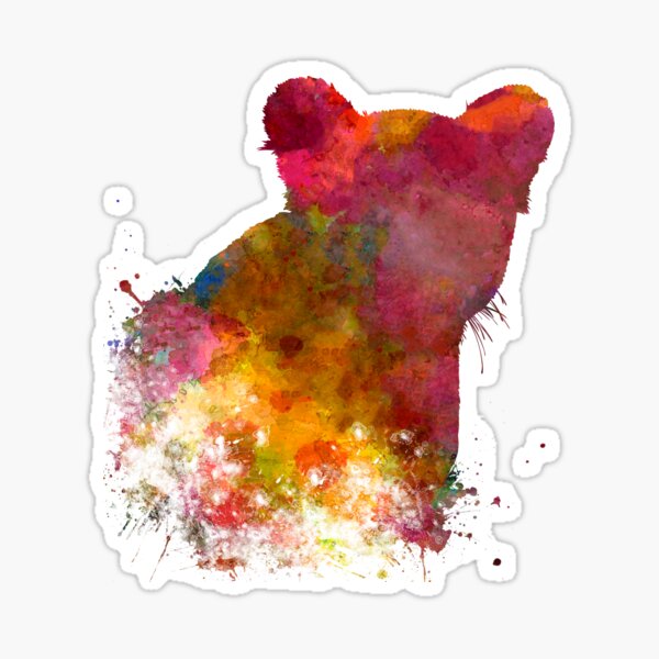 Item preview, Female Lion 02 in watercolor designed and sold by paulrommer.