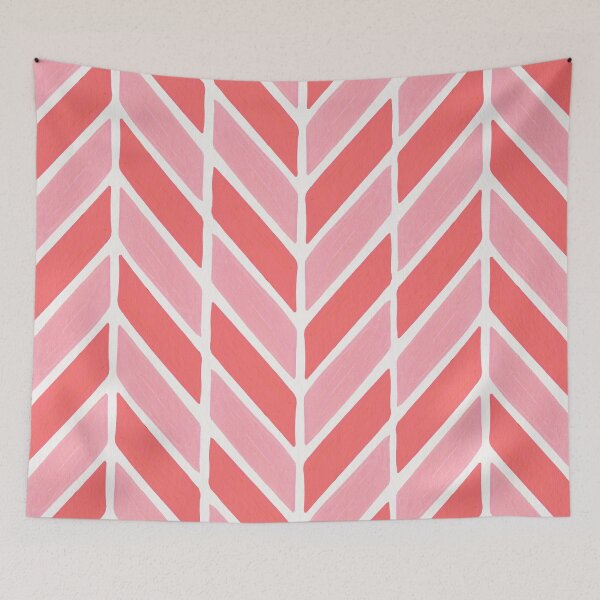 Item preview, Herringbone Acrylic – Pink designed and sold by Cat Coquillette.