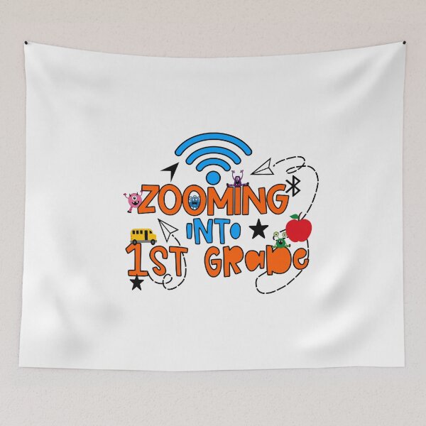 Item preview, Zooming into 1st grade, back to school shirt, teacher life, teacher shirt, teacher gift, teacher appreciation gift, distance learning designed and sold by SwankyFine.