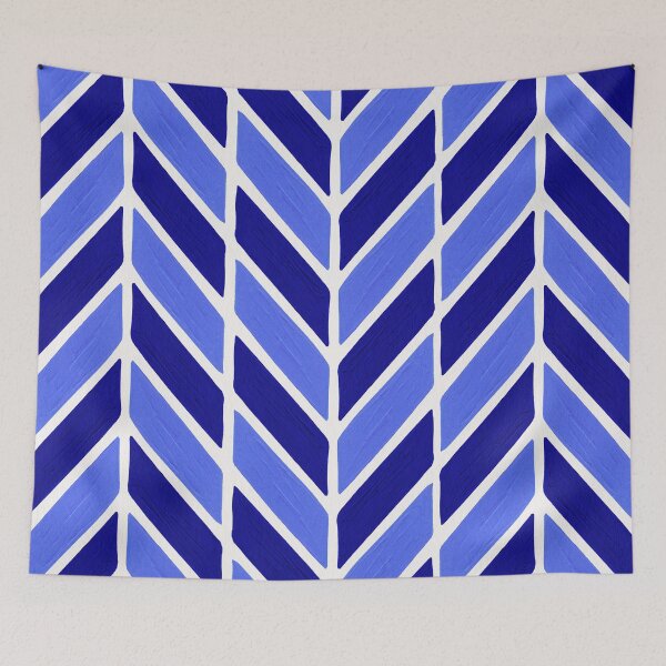 Item preview, Herringbone Acrylic – Periwinkle designed and sold by Cat Coquillette.