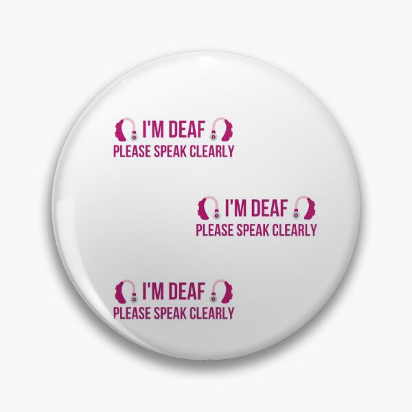 Item preview, I'm deaf please speak clearly sticker pack designed and sold by sugarrosekitch.
