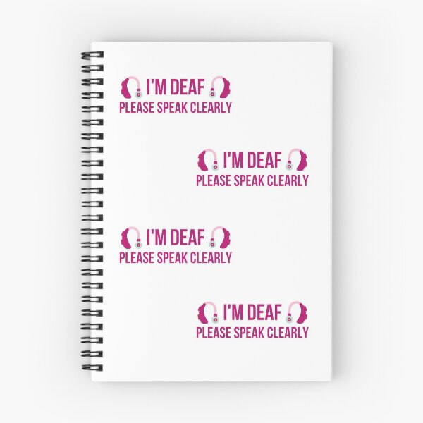 Item preview, I'm deaf please speak clearly sticker pack designed and sold by sugarrosekitch.