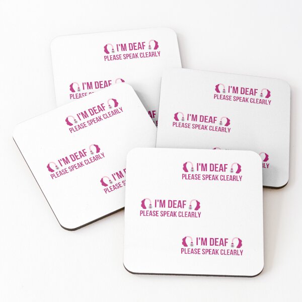 Item preview, I'm deaf please speak clearly sticker pack designed and sold by sugarrosekitch.