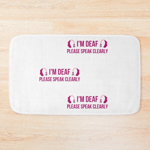 Item preview, I'm deaf please speak clearly sticker pack designed and sold by sugarrosekitch.