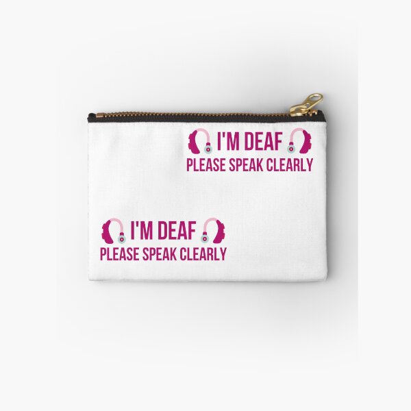 Item preview, I'm deaf please speak clearly sticker pack designed and sold by sugarrosekitch.