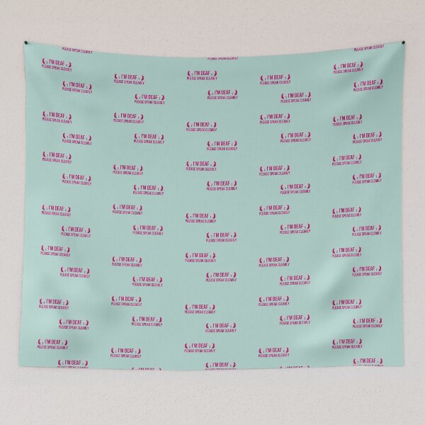Item preview, I'm deaf please speak clearly sticker pack designed and sold by sugarrosekitch.
