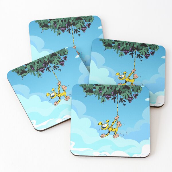 Item preview, Marsupilami hanging on tail in the sky designed and sold by Hubashop.