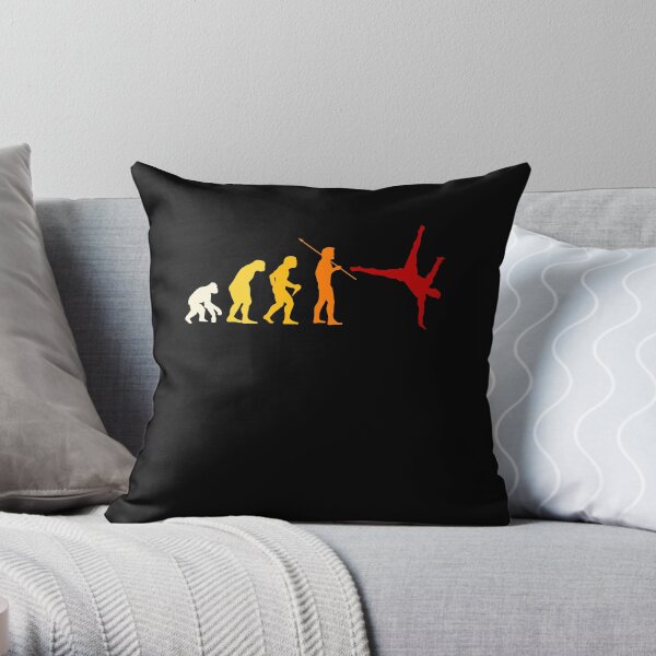 Tricking And Gymnastics Throw Pillow