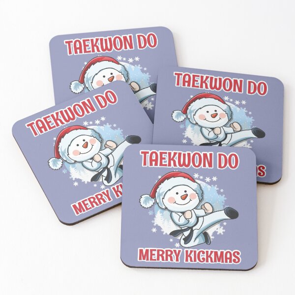 Item preview, Taekwon-Do Christmas Snowman - Merry Kickmas designed and sold by madtoyman.