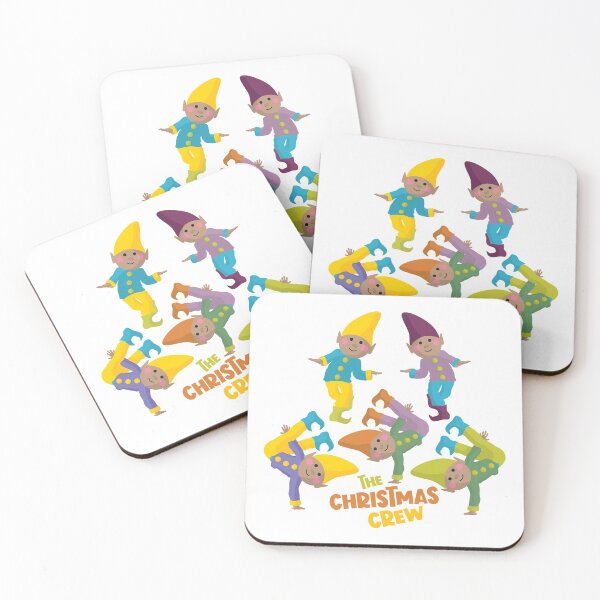 Item preview, The Christmas Crew - Break Dancing Elves II designed and sold by VicEllisArt.