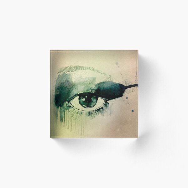 Third eye (by Dennie Pasion and illustrated by Isadora Bojovic) Acrylic Block