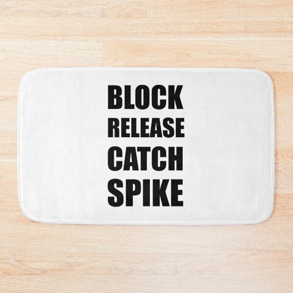 Item preview, Block Release Catch Spike, National Tight Ends Day designed and sold by Minimalist Quotes and Sayings.