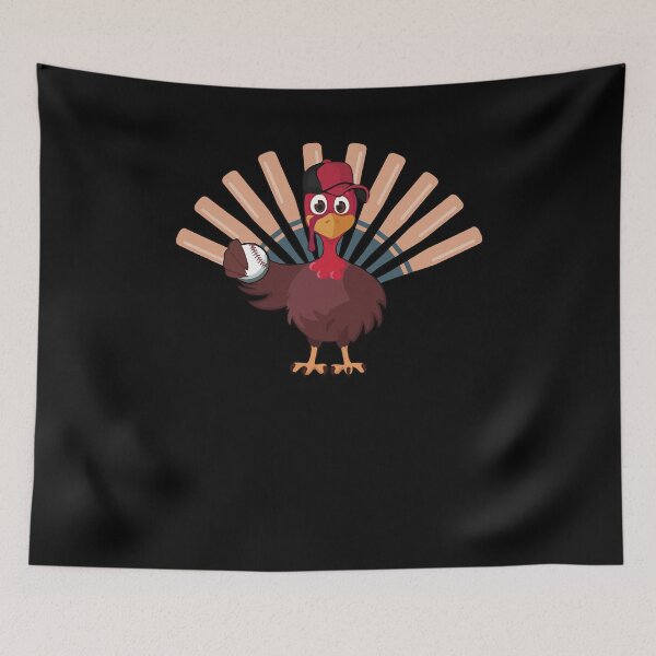 Artikelvorschau, Lustige Baseballliebhaber Thanksgiving-Truthahngeschenk-T-Shirt und mehr entworfen und verkauft von MTR77.