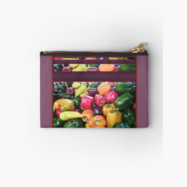 Item preview, Shiny Peppers, Colorful Nature, Color Blocking Design by Courtney Hatcher designed and sold by cghatcherart.