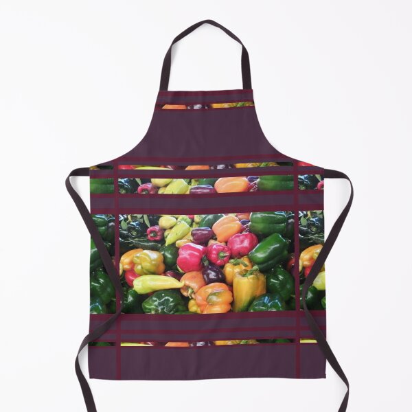 Item preview, Shiny Peppers, Colorful Nature, Color Blocking Design by Courtney Hatcher designed and sold by cghatcherart.