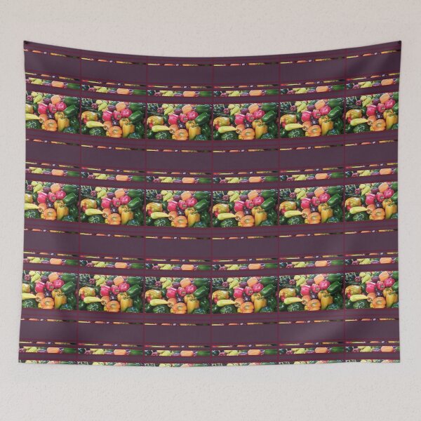 Item preview, Shiny Peppers, Colorful Nature, Color Blocking Design by Courtney Hatcher designed and sold by cghatcherart.