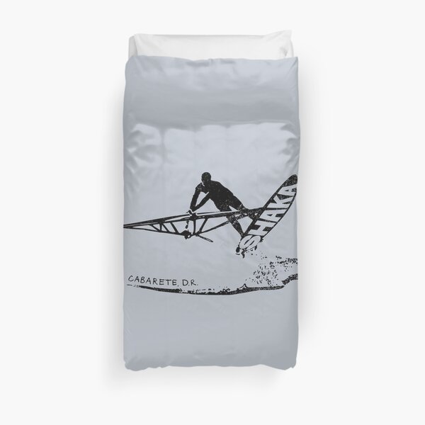 Windsurfing Freestyle Jump Shaka, Cabarete DR, Dominican Republic Duvet Cover