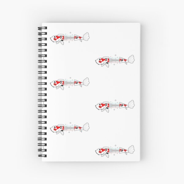 Skelet-Koï Cahier à spirale