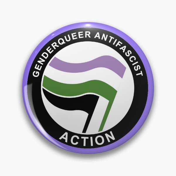 Item preview, Genderqueer Antifa Logo designed and sold by Probing.