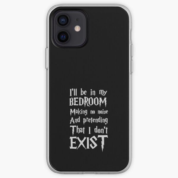 Estaré en mi dormitorio, no existo Funda blanda para iPhone