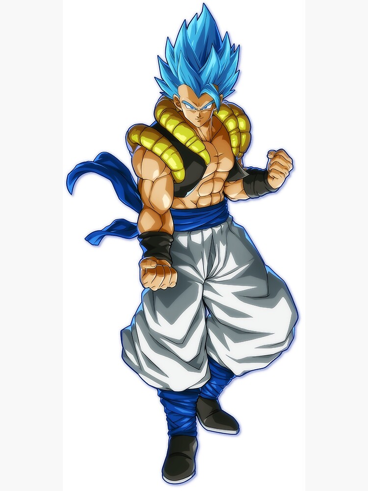 GOGETA SSJ BLUE VS BROLY THE LEGENDARY SUPER SAIYAN Art Print by