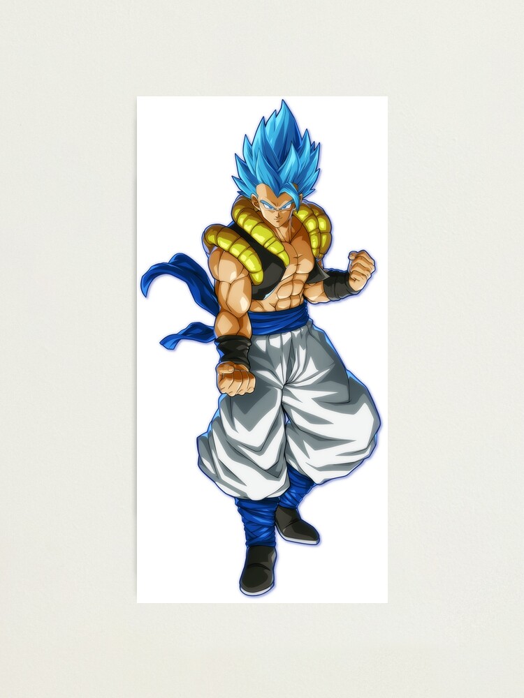 Dragon Ball powered up Gogeta Blue 12in x 18in Poster Free