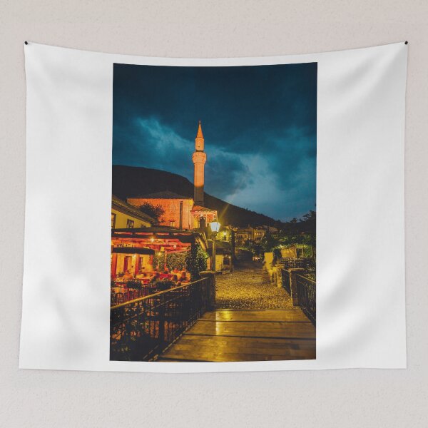 Item preview, Mostar at night designed and sold by MarioGuti.