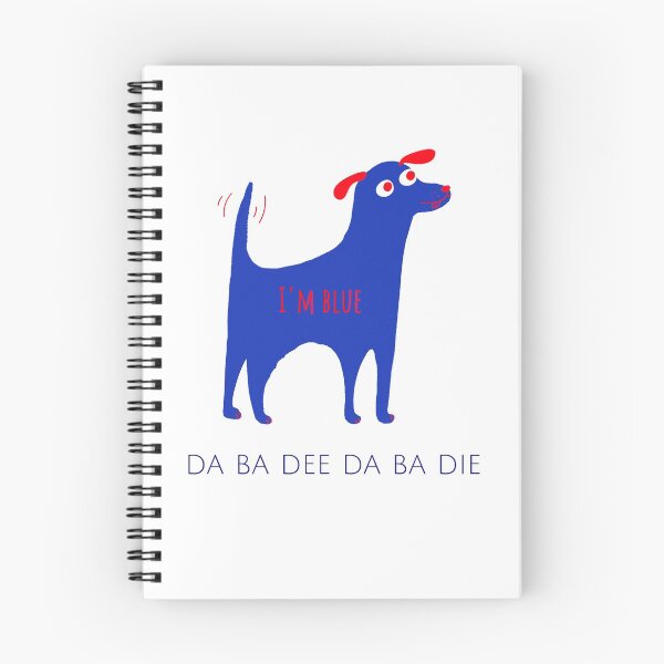 Item preview, I'm Blue, Da Ba Dee Da Ba Dee Dog designed and sold by TheVintageGuild.