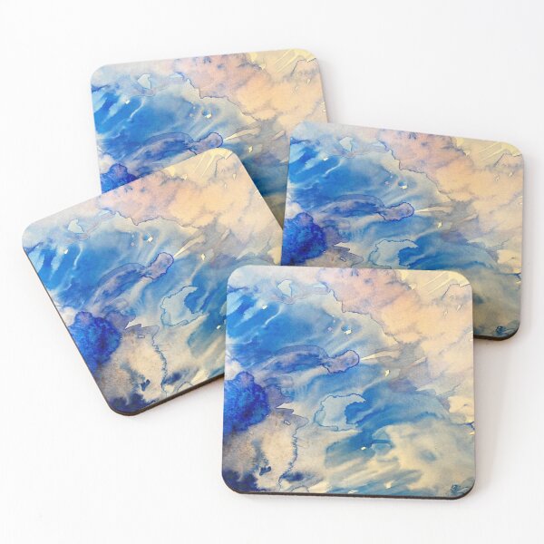 Item preview, Blue Watercolor Abstract I designed and sold by kahlowa.