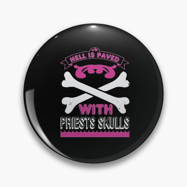 Item preview, Hell is Paved With Priests Skulls designed and sold by teamph.