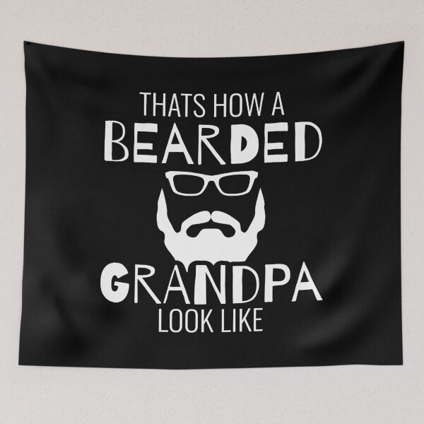 Item preview, That's How A Bearded Grandpa Look Like designed and sold by mdnrsakib.