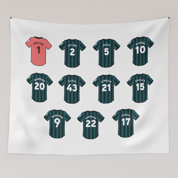 Item preview, Leeds United - Full starting line-up designed and sold by Blaacklight.