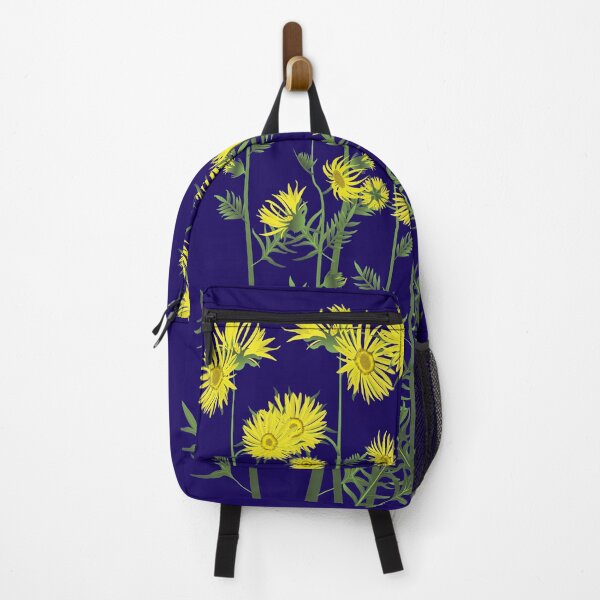 Item preview, Compass Plant on indigo designed and sold by YouAreHereArt.