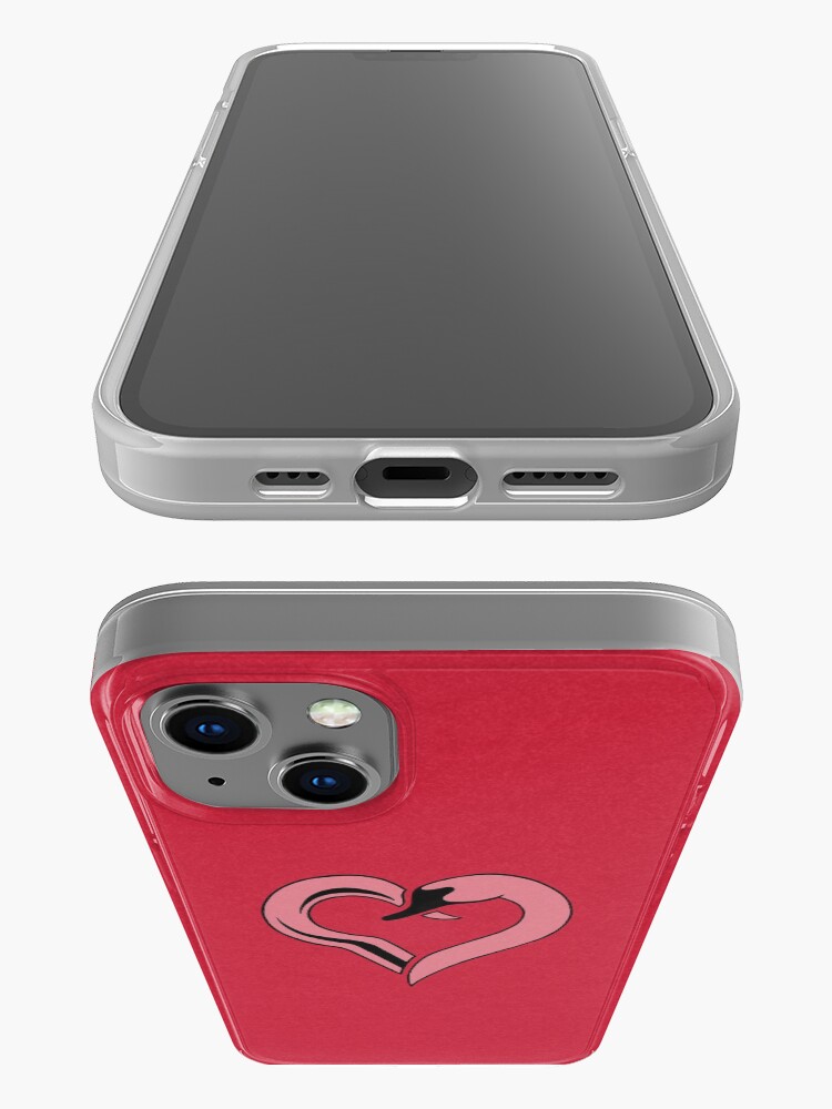 Alternate view of Captain Swan heart iPhone Case