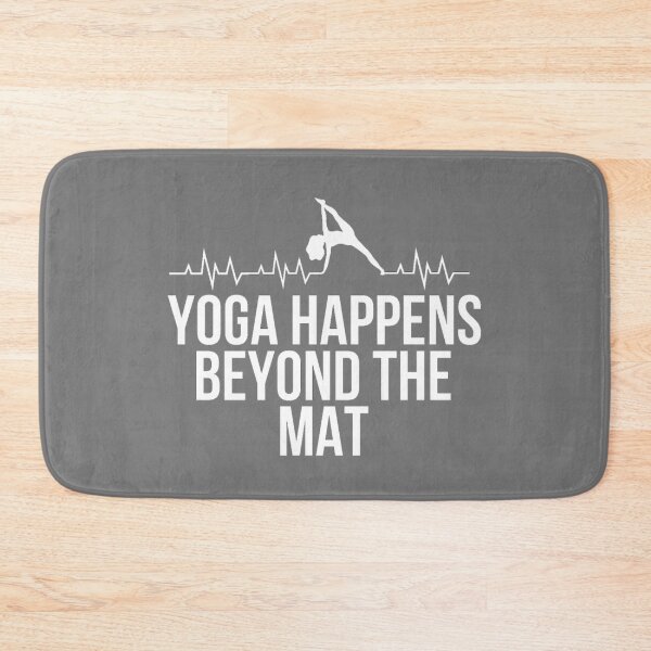 Item preview, Yoga Happens Beyond The Mat designed and sold by Jajulile.