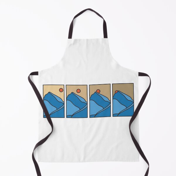 Item preview, Four Panel Mountain Sunset designed and sold by mountainandmoor.