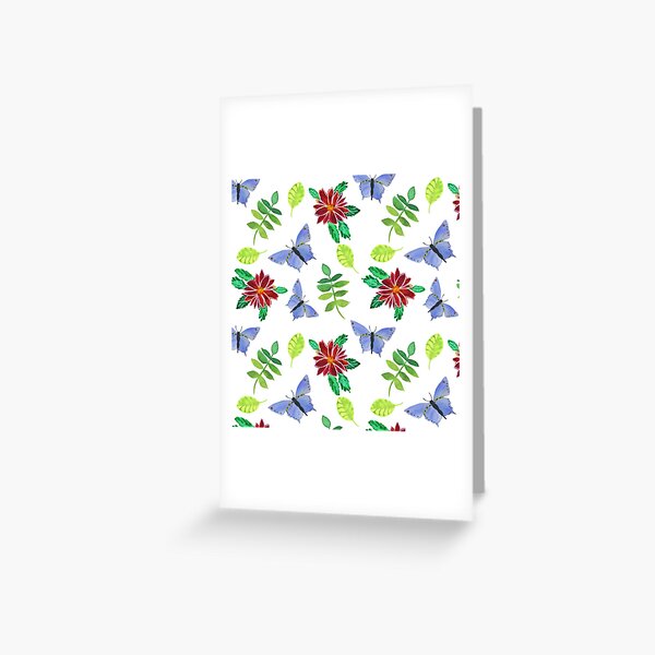 Item preview, Butterflies and Flowers designed and sold by JudyHuck.