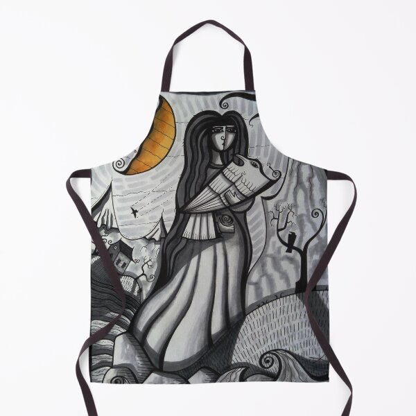 Item preview, Woman with White Raven designed and sold by ArtistDavidKing.