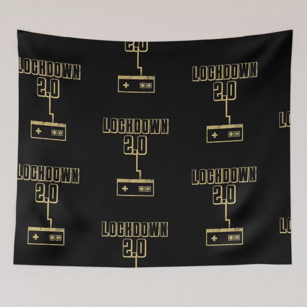 Item preview, lockdown 2.0 retro quarantine-gaming designed and sold by hummyteez.
