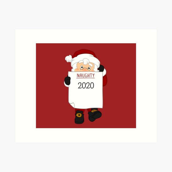 Item preview, This Christmas 2020 is on Santa's Naughty list designed and sold by Katherine Winner.