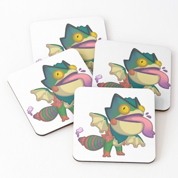 Item preview, Colored Monster Crossing Puck Pukei Pukei (Right Facing) designed and sold by shaffersaurus.