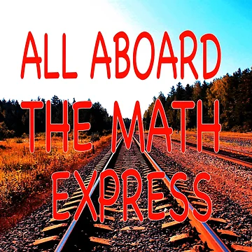 Artwork thumbnail, All Aboard The Math Express Rails Photo by EdwardMonet