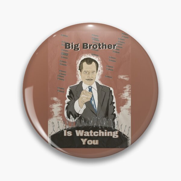Item preview, Big Brother Propaganda Poster 1984 designed and sold by textilestalk.