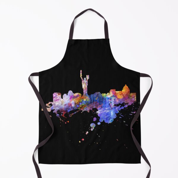 Item preview, Kiev Ukraine mother home statue skyline designed and sold by DerNerd.