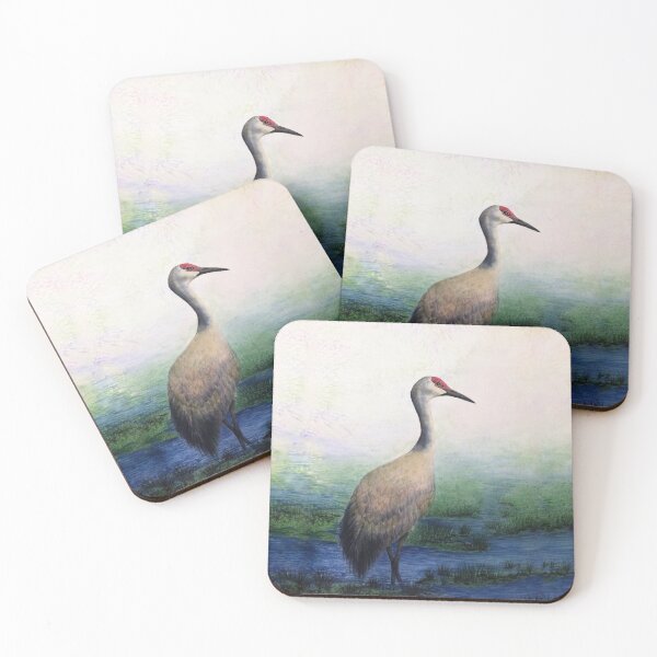 Item preview, Sandhill Crane Original Watercolor designed and sold by muralmouse.